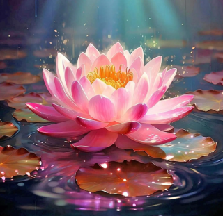 Diamond Painting Seerose